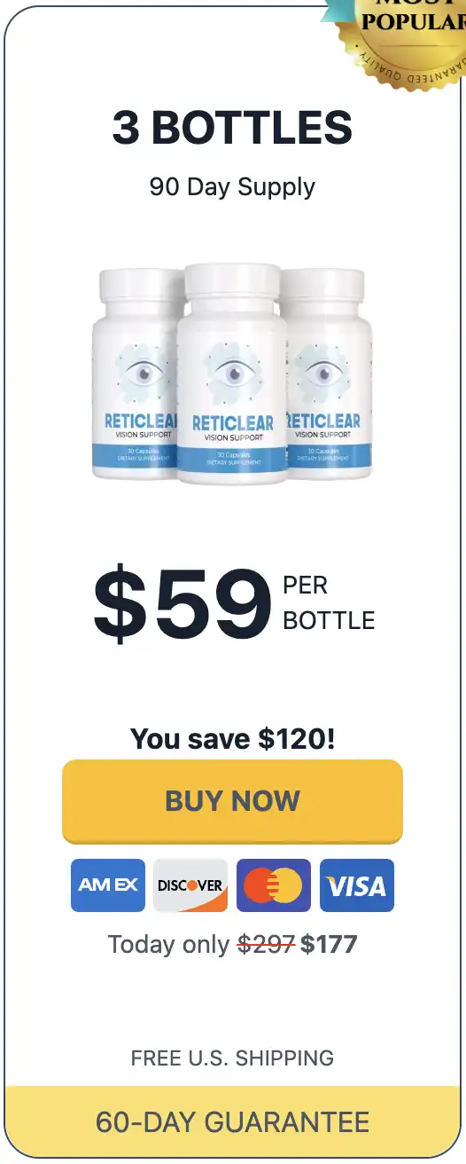 Reticlear 3 bottles pricing Reticlear 3 bottles pricing